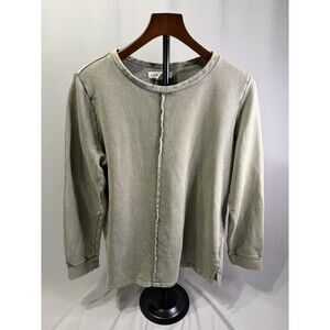 Womens Coldwater Creek Light Green Knited COZY Sweater (Medium)